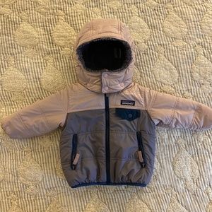 Patagonia Tribbles Reversible Coat size 6-12 Mo- excellent condition